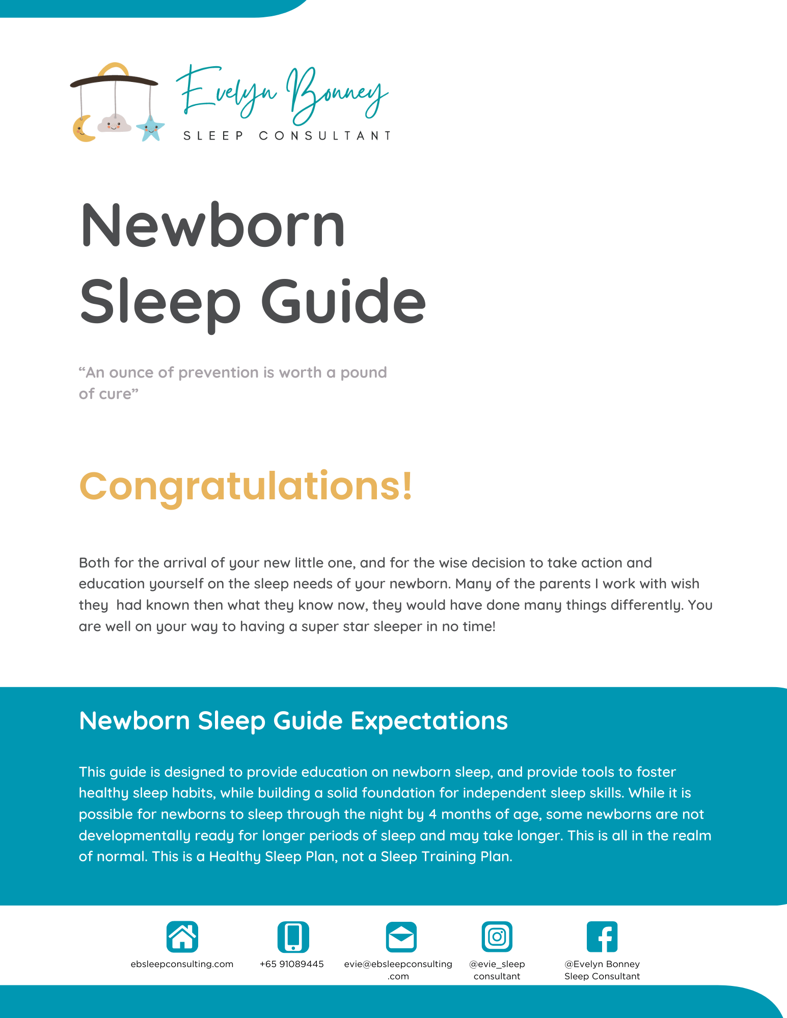 New born sleep guide